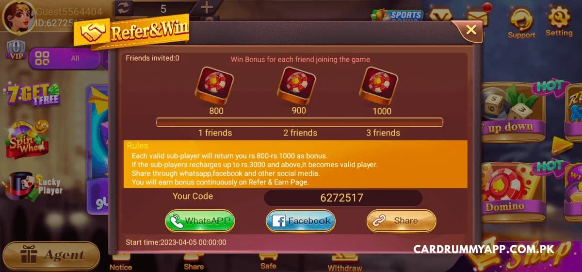 Card Rummy VIP Program